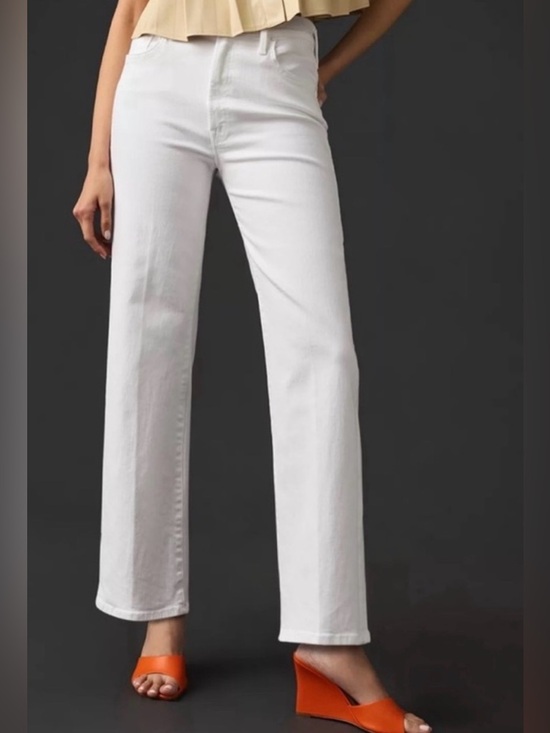 MOTHER Denim - +MOTHER The Rambler Zip Ankle Fairest Of Them All Wide Straight
Jean Women's